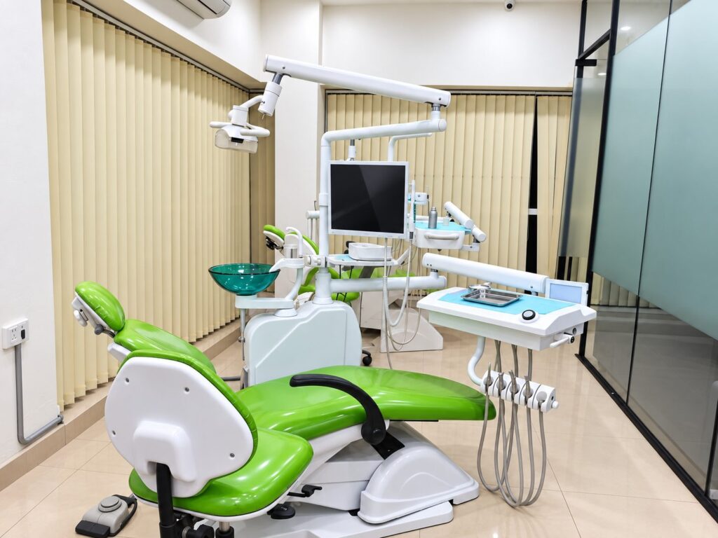 Dental chair and equipment at Yashodhar Dental Clinic